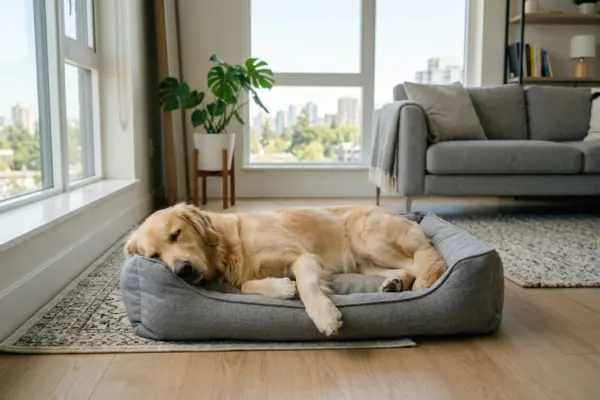 Como ensinar o cachorro a relaxar sozinho em diferentes ambientes do apartamento
