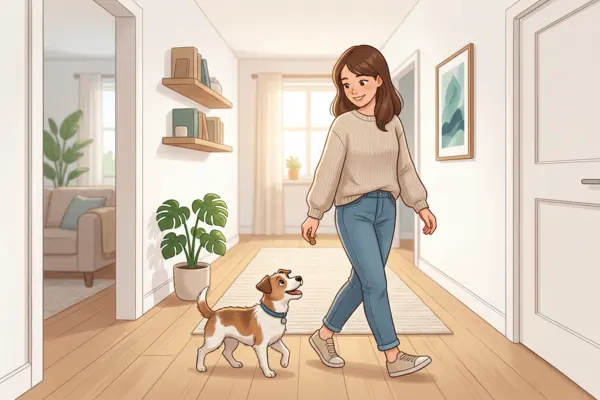 Como lidar com cachorro que segue o tutor pela casa o tempo todo