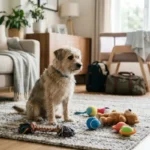 Como lidar com mudanças na dinâmica da casa (novo morador, bebê, visitas frequentes)