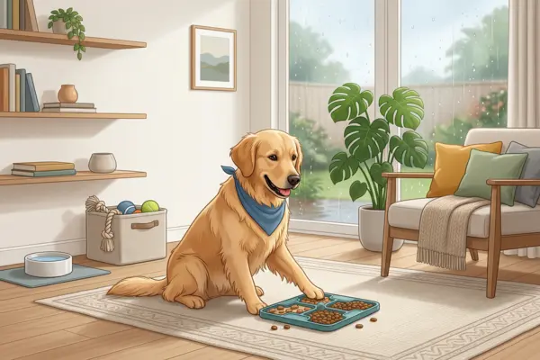 Rotina ideal para dias em que o cachorro não pode sair para passear