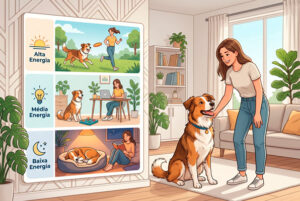 Como montar uma rotina baseada no nível de energia do cachorro